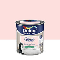 Peinture Crème de Couleur Dulux Valentine satin bouton de rose 0,5L