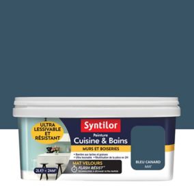 Peinture cuisine et bain Syntilor 2L Bleu canard mat