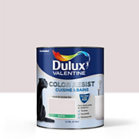 Peinture cuisine et salle de bain Dulux Valentine Color resist rouge industriel satin 0,75L
