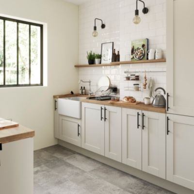 Peinture cuisine et salle de bains beige cancún satin GoodHome Premium 0.75 l