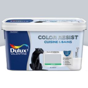 Peinture cuisine et salle de bains Dulux Valentine Color Resist hammam satin 2L