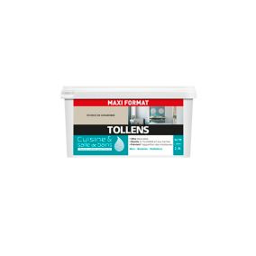 Peinture cuisine et salle de bains Tollens beige écorce de gingembre satin 2.5L