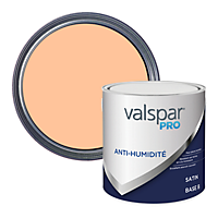 Peinture cuisine et salle de bains Valspar Pro satin base B 2,5L Apricot Macaron X63R135B