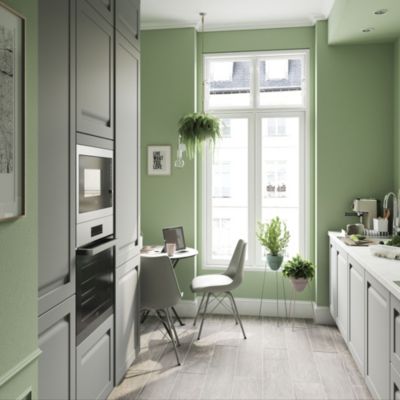 Peinture cuisine et salle de bains vert limerick satin GoodHome Premium 2.5 L