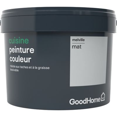 Peinture cuisine GoodHome gris Melville mat 2,5L