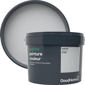Peinture cuisine GoodHome gris Melville mat 2,5L