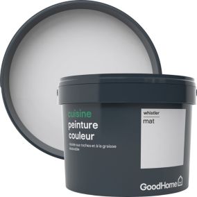 Peinture cuisine GoodHome gris Whistler mat 2,5L