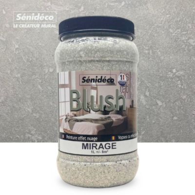 Peinture décorative effet nuage - BLUSH 1L pour 8m² coloris Mirage