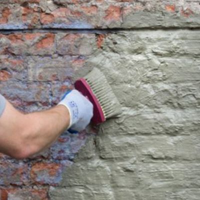 Peinture d'imperméabilisation façade 100 % acrylique (Gris Satiné, 20kg). Imperméabilise la façade et prévient d'humidité