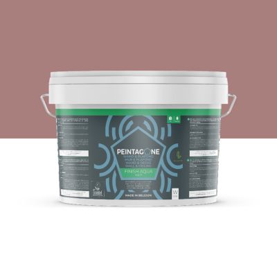 Peinture de finition écolabellisée pour murs & plafonds int. -Finish Aqua Matt, 2,5 l, Oriental Rose (PE129)