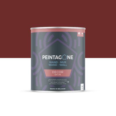 Peinture de finition lessivable pour murs intérieurs - Decor Satin, 1 l, Rock 'n' Roll (PE108)