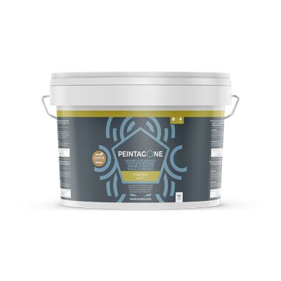 Peinture de finition lessivable pour murs & plafonds intérieurs - Finish Matt, 2,5 l, blanc