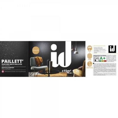 Peinture de finition mate paillettée PAILLETT 2L  AVORIAZ - ID Paris