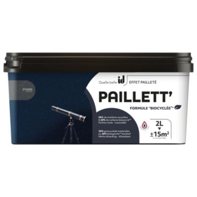 Peinture de finition mate paillettée PAILLETT 2L STUDIO  - ID Paris