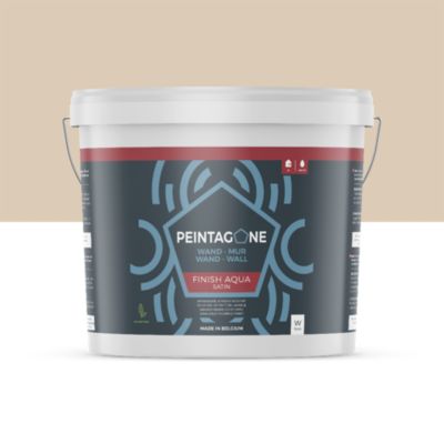 Peinture de finition très lessivable pour murs intérieurs - Finish Aqua Satin, 4 l, Baby Boom (PE189)