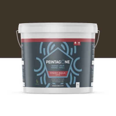 Peinture de finition très lessivable pour murs intérieurs - Finish Aqua Satin, 4 l, Western (PE017)
