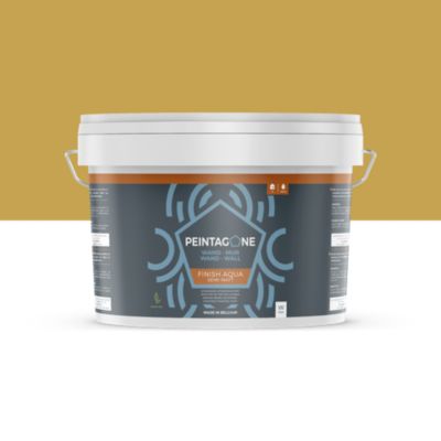 Peinture de finition très lessivable pour murs intérieurs - Finish Aqua Semi-Matt, 2,5 l, Nomad (PE183)