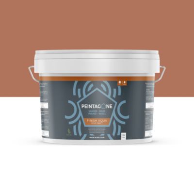 Peinture de finition très lessivable pour murs intérieurs - Finish Aqua Semi-Matt, 2,5 l, Victory (PE099)