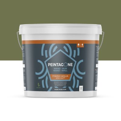 Peinture de finition très lessivable pour murs intérieurs - Finish Aqua Semi-Matt, 4 l, Zen Energy (PE195)