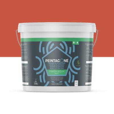Peinture de finition très lessivable pour murs & plafonds int. - Finish Aqua Matt, 4 l, Macarena (PE100)