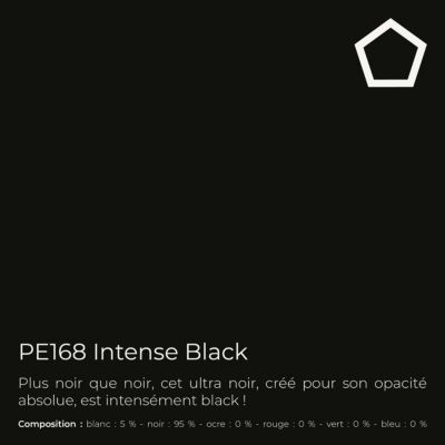 Peinture de finition ultralessivable pour murs et plafonds int. - Finish Gold, 4 l, Intense Black (PE168)