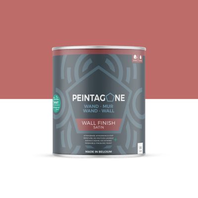 Peinture de finition ultralessivable pour murs int. & ext. - Wall Finish Satin, 1 l, Caprice (PE192)