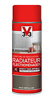 Peinture de rénovation aérosol radiateur électroménager V33 inox métallisé 400ml