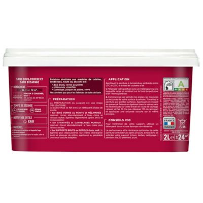 Peinture De Renovation Meuble Cuisine V33 Galet Satin 2l Castorama