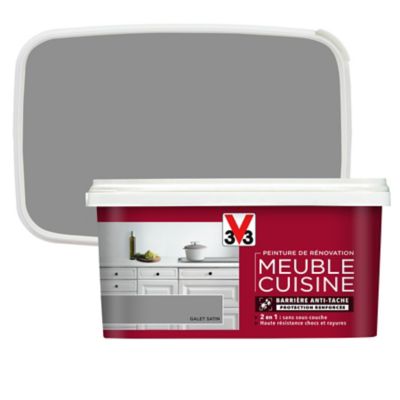 Peinture De Renovation Meuble Cuisine V33 Galet Satin 2l Castorama