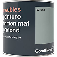 Peinture de rénovation meubles GoodHome vert Tyrone mat profond 0,5L