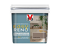 Peinture de rénovation multi-supports V33 Easy Reno taupe satin 0,75L