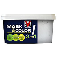 Peinture de rénovation multi-supports V33 Mask & color fleur de sel mat 5L