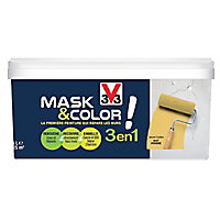 Peinture de rénovation multi-supports V33 Mask & color jaune ceylan mat 2,5L
