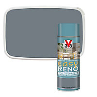 Peinture de rénovation aérosol multi-supports V33 Easy Reno gris galet satin 400 ml