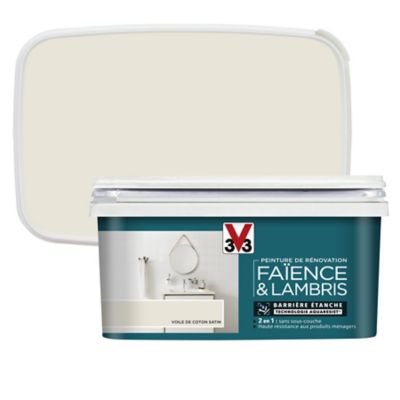 Peinture de rénovation faïence et lambris V33 voile de coton satin 2L