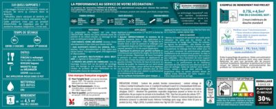 Peinture de rénovation faïence et meuble de salle de bain V33 blanc satin 750ml