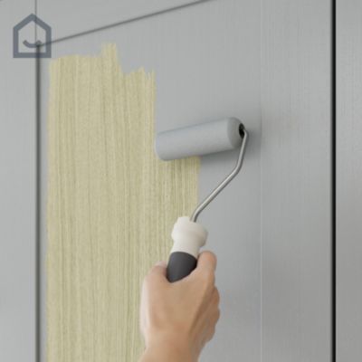 Peinture de rénovation GoodHome multi-supports brillant argent Bel Air 70ml
