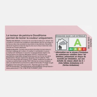 Peinture de rénovation GoodHome multi-supports brillant argent Bel Air 70ml