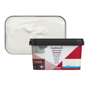 Peinture de rénovation GoodHome multi-supports mat crème Ottawa 2L