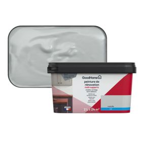 Peinture de rénovation GoodHome multi-supports mat gris Melville 2L