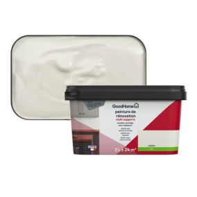 Peinture de rénovation GoodHome multi-supports satin crème Valdez 2L