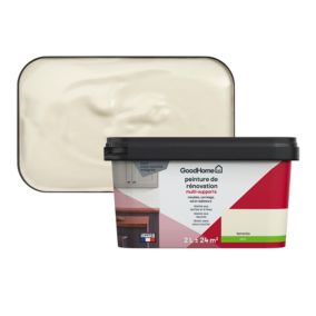 Peinture de rénovation GoodHome multi-supports satin Jaune Toronto 2L