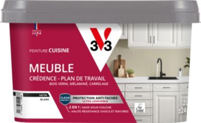 Peinture de rénovation meuble cuisine V33 blanc satin 2L