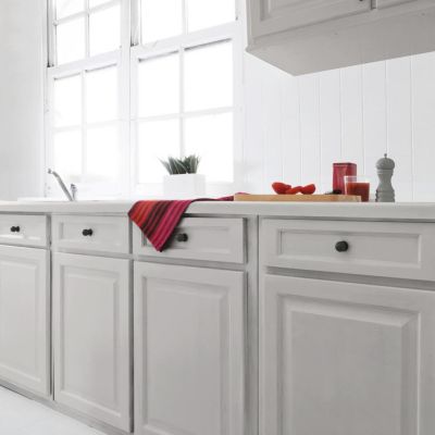 Peinture de rénovation meuble cuisine V33 gris loft satin 750ml