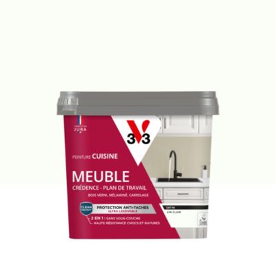 Peinture de rénovation meuble cuisine V33 lin clair satin 750ml