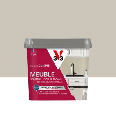 Peinture de rénovation meuble cuisine V33 marron seigle satin 750ml
