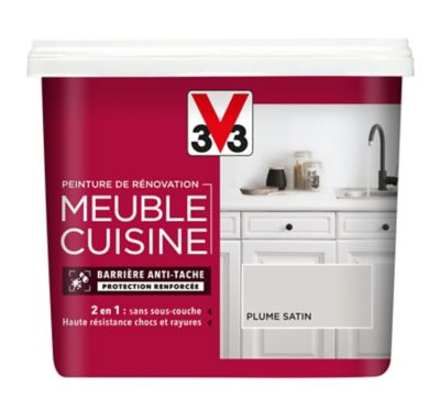 Peinture de rénovation meuble cuisine V33 plume satin 750ml