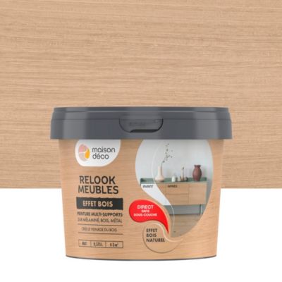 Peinture de rénovation meuble Maison Déco Relook effet bois 0,375L