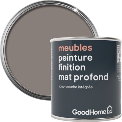 Peinture de rénovation meubles GoodHome marron Varadero mat profond 125ml