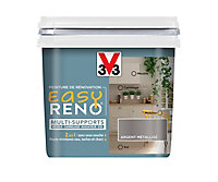 Peinture de rénovation multi-supports V33 Easy Reno argent métallisé 0,75L